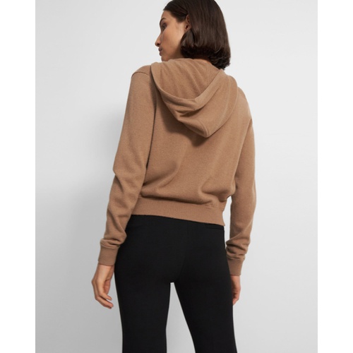 띠어리 Zip Hoodie in Cashmere