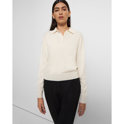 띠어리 Polo Sweater in Cashmere