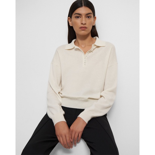 띠어리 Polo Sweater in Cashmere