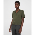 Camp Shirt in Silk Georgette