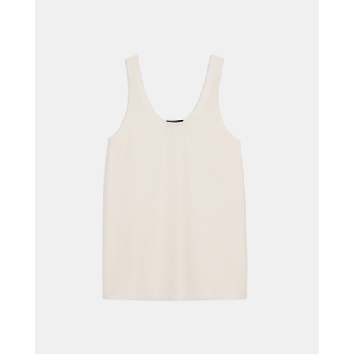 띠어리 Scoop-Neck Tank in Eco Rosina Crepe