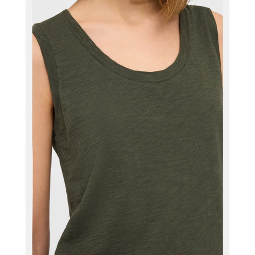 띠어리 Easy Tank Top in Organic Slub Cotton