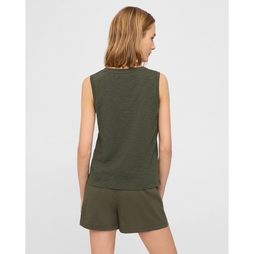 띠어리 Easy Tank Top in Organic Slub Cotton