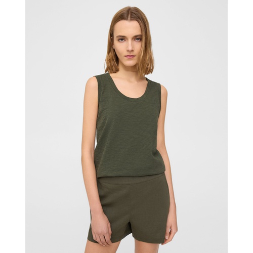 띠어리 Easy Tank Top in Organic Slub Cotton