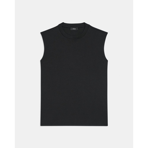 띠어리 Perfect Cut-Off Tee in Cotton Jersey