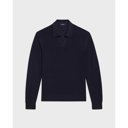 띠어리 Johnny Collar Sweater in Merino Wool