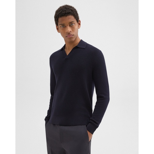 띠어리 Johnny Collar Sweater in Merino Wool