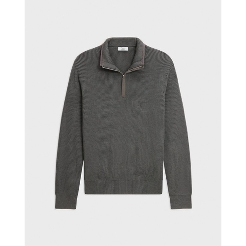 띠어리 Quarter-Zip Pullover in Nylon-Wool