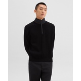 Quarter-Zip Pullover in Nylon-Wool