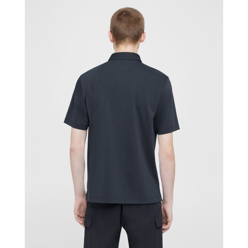 띠어리 Ronan Polo Shirt in Structure Knit