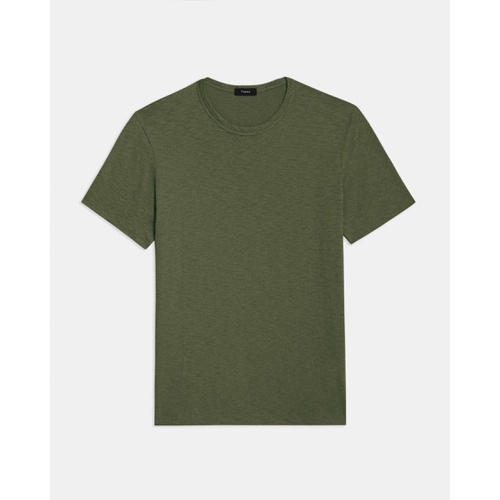 띠어리 Essential Tee in Cosmos Slub Cotton