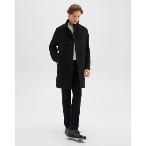 띠어리 Belvin Coat in Recycled Wool-Blend Melton