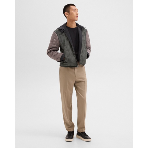 띠어리 Reversible Coach Jacket in Wool-Blend Twill