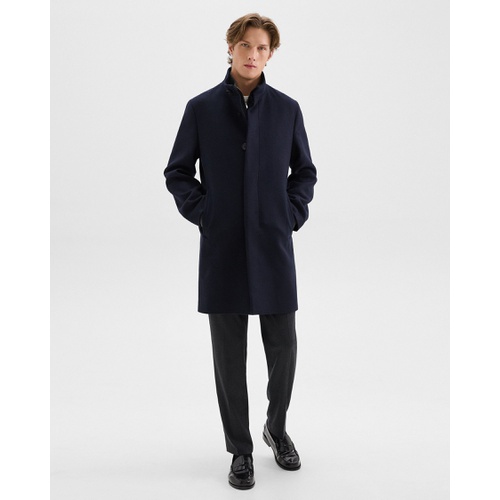 띠어리 Belvin Coat in Recycled Wool-Blend Melton