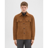 Closson Military Jacket in Suede