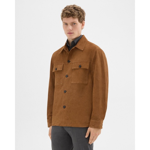 띠어리 Closson Military Jacket in Suede