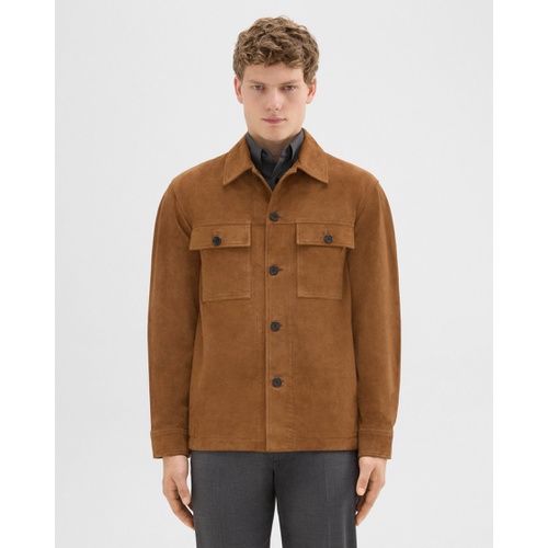 띠어리 Closson Military Jacket in Suede