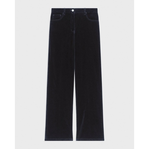 띠어리 Straight-Leg 5-Pocket Pant in Velvet