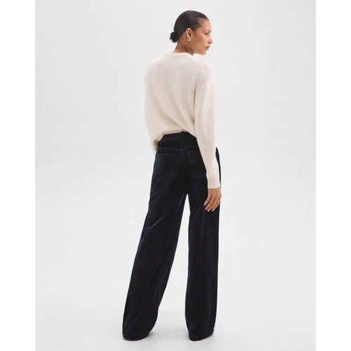 띠어리 Straight-Leg 5-Pocket Pant in Velvet