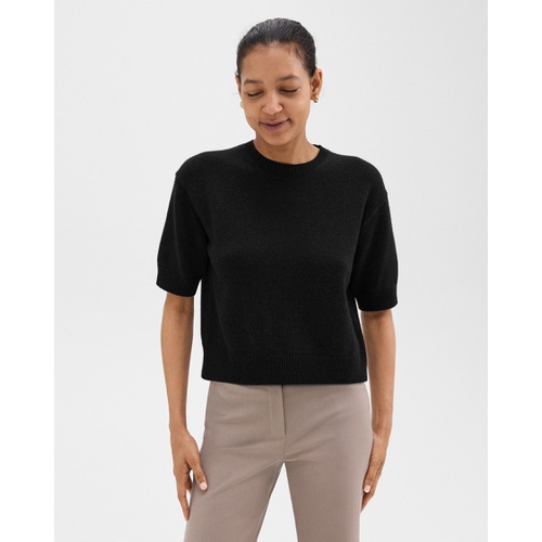 띠어리 Cropped Tee in Cashmere