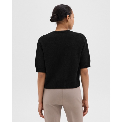 띠어리 Cropped Tee in Cashmere