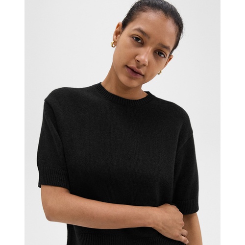 띠어리 Cropped Tee in Cashmere