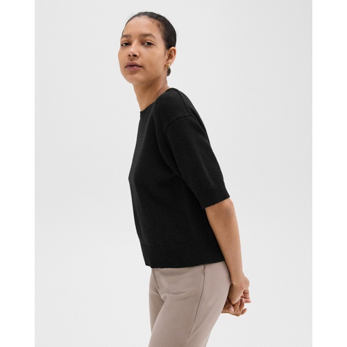 띠어리 Cropped Tee in Cashmere