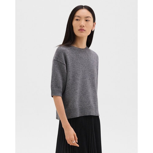 띠어리 Cropped Tee in Cashmere