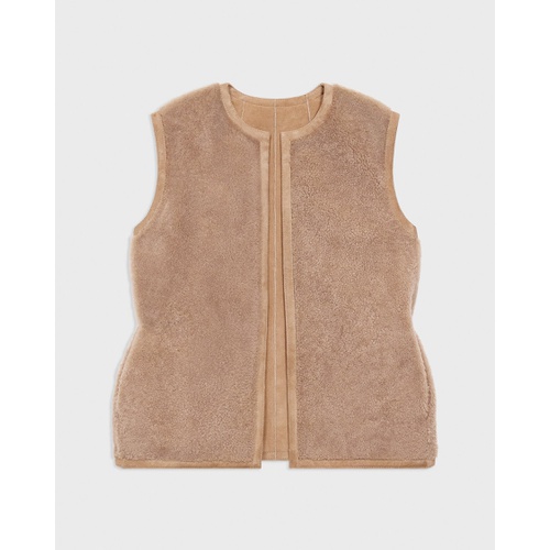 띠어리 Reversible Vest in Shearling