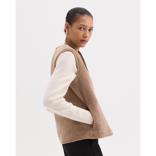 띠어리 Reversible Vest in Shearling