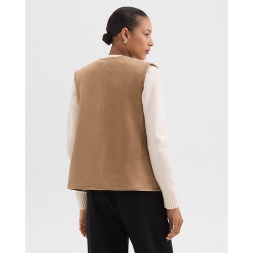 띠어리 Reversible Vest in Shearling