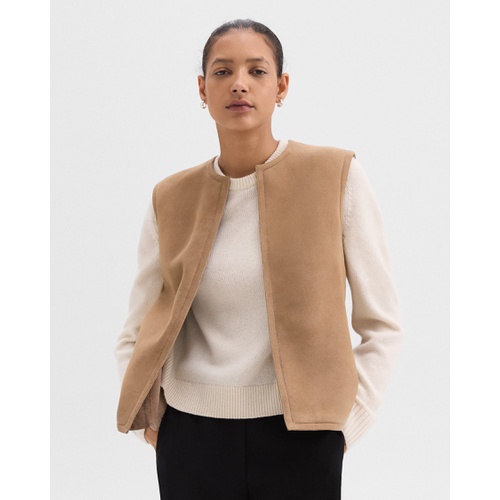 띠어리 Reversible Vest in Shearling