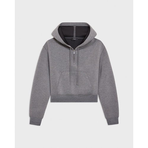 띠어리 Half-Zip Hoodie in Scuba