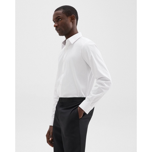 띠어리 Sylvain Shirt in Stretch Cotton-Blend