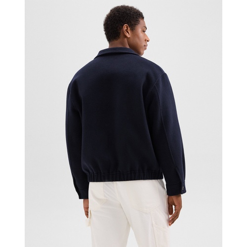 띠어리 Straight Jacket in Double-Face Wool-Cashmere