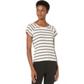 Three Dots Stripe Cap Sleeve