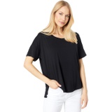 Three Dots Recycled High-Low Boxy Tee