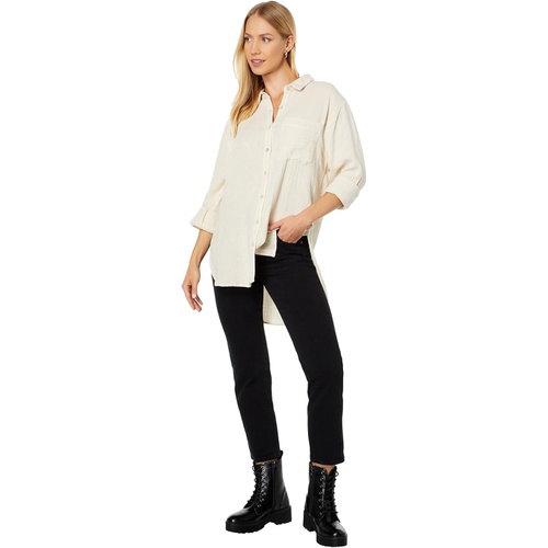  Three Dots Washed Tunic Shirt