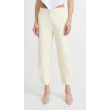 Tibi Leather Sculpted Pants