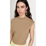 Tibi Punto Milano Mock Neck T-Shirt