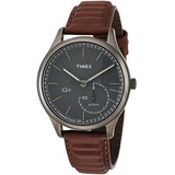 Timex Mens IQ+ Move Activity Tracker Leather Strap Smart Watch
