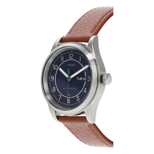  Timex 39 mm Waterbury Traditional Day-Date Stainless Steel Case