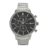 Timex 43 mm Chicago Chronograph Stainless Steel Bracelet Watch