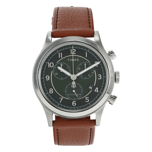  Timex 42 mm Waterbury Traditional Chronograph Stainless Steel Case