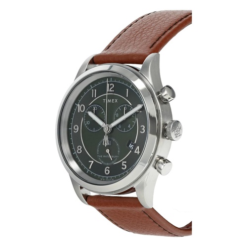  Timex 42 mm Waterbury Traditional Chronograph Stainless Steel Case