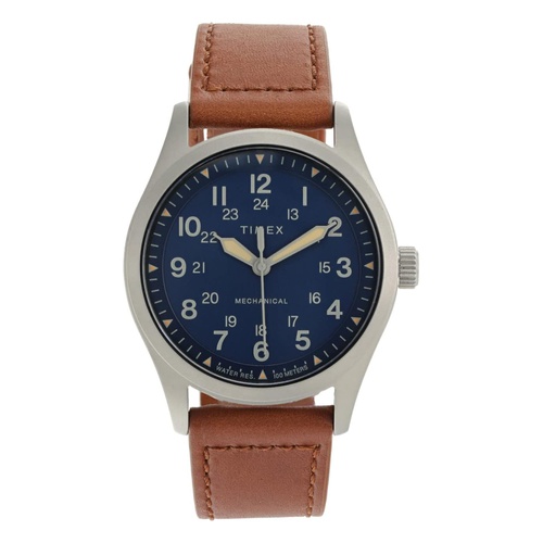  Timex 38 mm Expedition North Field Post Mechanical Eco-Friendly Leather Strap Watch