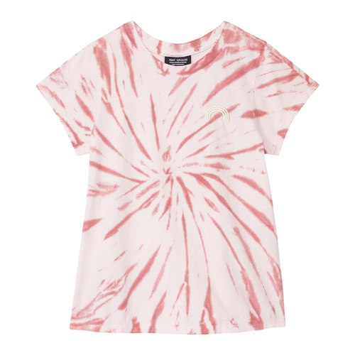  Tiny Whales Pink Skies Spiral Tie-Dye Crew Neck Shirt (Toddleru002FLittle Kidsu002FBig Kids)