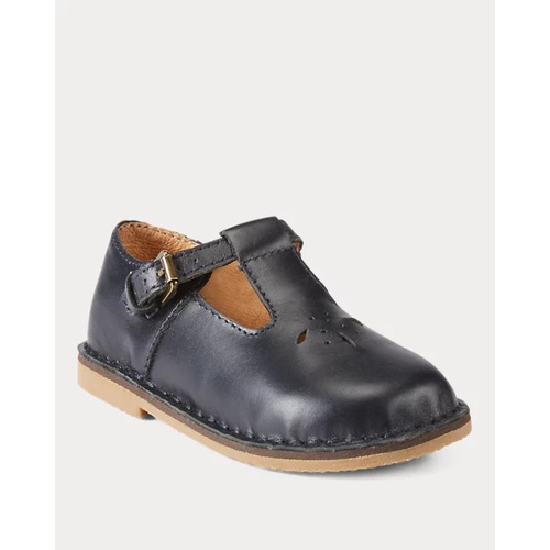  School T-Strap Leather Shoe