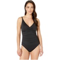 Tommy Bahama Pearl Over the Shoulder Cross Front One-Piece