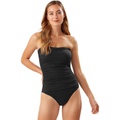 Tommy Bahama Pearl Shirred Bandeau One-Piece